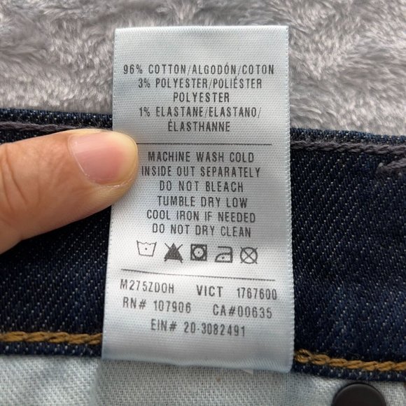 NEW HUDSON Mens Blake Slim Straight Fit Zip Fly Jeans Size 28 NWT Victory 0075 - Picture 7 of 13